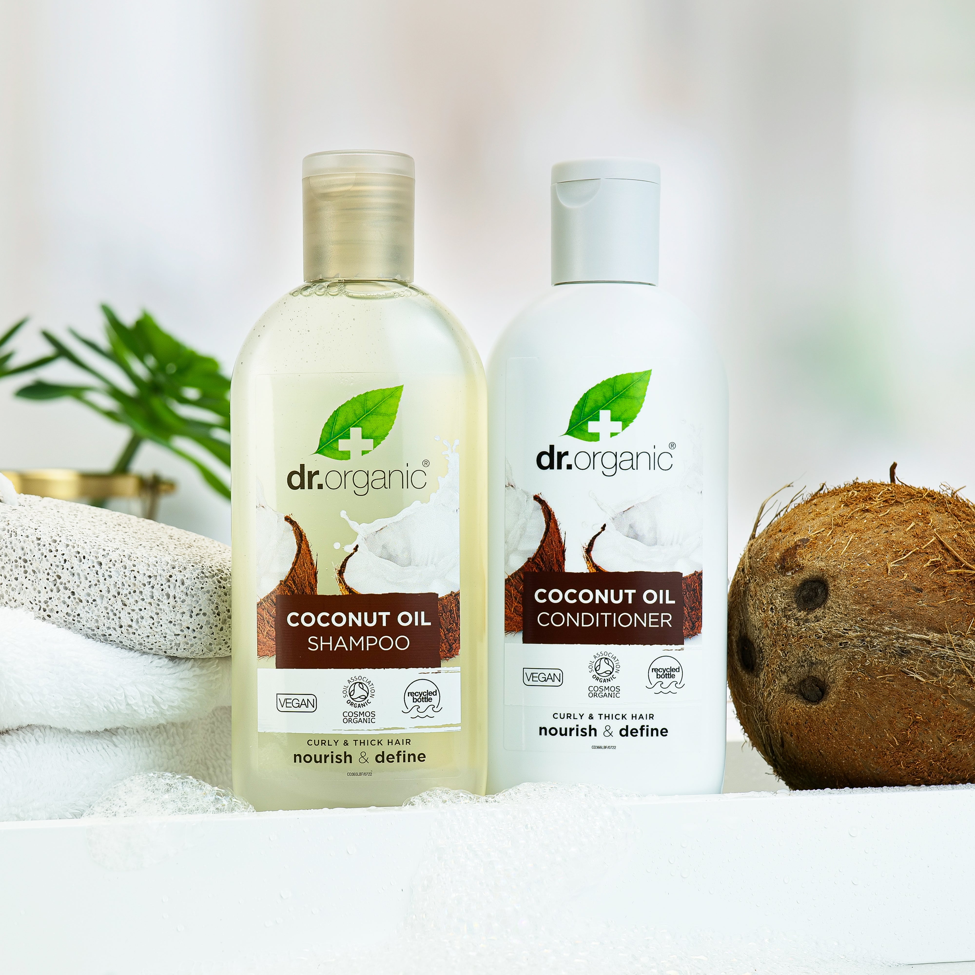 Virgin Coconut Oil Shampoo & Conditioner Duo