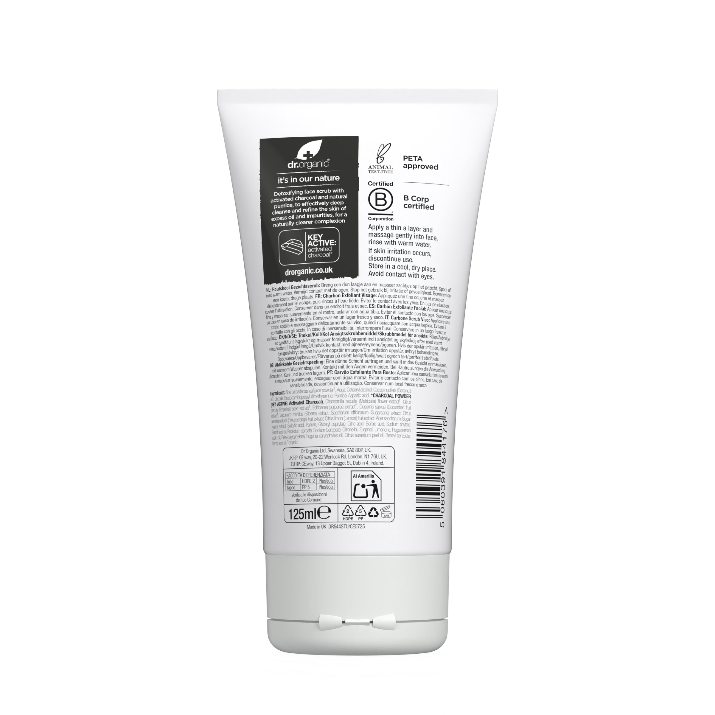 Activated Charcoal Face Scrub