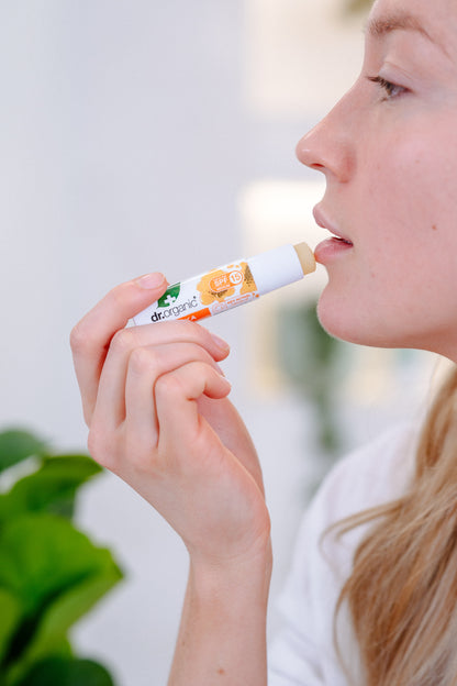 Lip Balm Trio with Aloe & Cherry, Vitamin E and Manuka